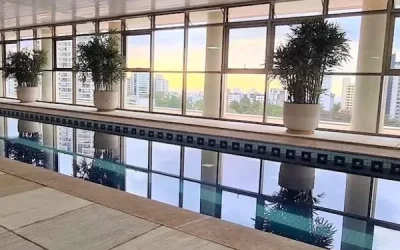 Piscina aquecida coberta e com raia Grand Líder Olympus Vila da Serra