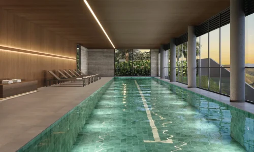 Piscina coberta Madison Square Vila da Serra