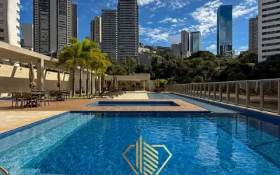 Piscina descoberta Edifício Kadosh Vale do Sereno Nova Lima