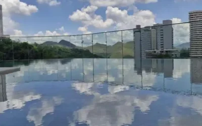 Piscina descoberta com vista Área Privativa à venda no Edifício Residencial Miró, Vale do Sereno, Nova Lima