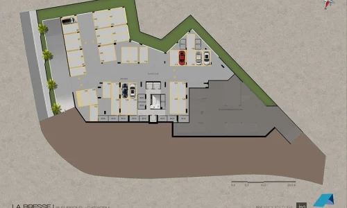 Planta 1O Subsolo Garagem La Bresse