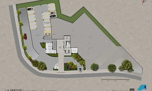 Planta 1O Subsolo Hall Garagem La Bresse