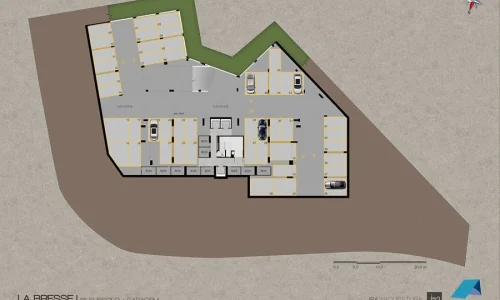 Planta 3O Subsolo Garagem La Bresse