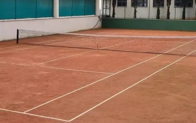 Quadra de tênis de saibro Grand Líder Olympus Apolo, Vila da Serra, Nova Lima - MG