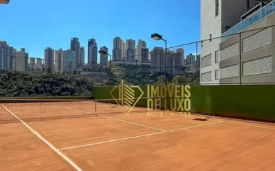 Quadra de tênis em saibro Apartamento de 4 Quartos à venda no Vale do Sereno - Bosque do Sereno