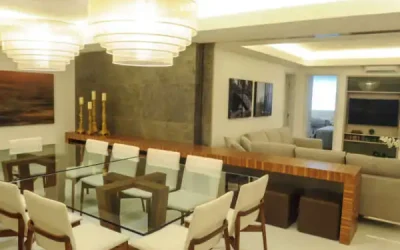 SALA AMPLA Apartamento de 4 quartos, à venda, no Green Tower Tennis Residence, Vila da Serra