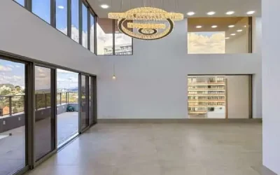 Sala com pé direito duplo Cobertura de 04 Quartos à venda no Kadosh Vale do Sereno