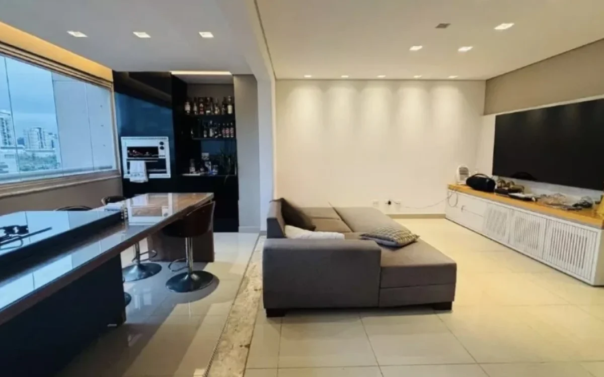 Sala com varanda Apartamento de 3 quartos à venda no Vila da Serra Nova Lima Cennario