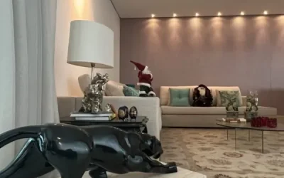 Sala de estar Apartamento semimobiliado, de 4 Quartos, com 4 vagas, para aluguel, por R$26.000,00 no Grand Líder Olympus Apolo, Vila da Serra, Nova Lima - MG