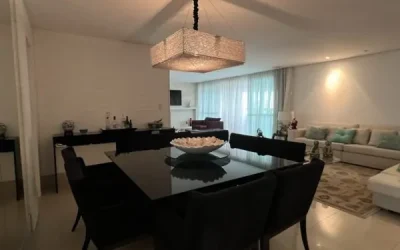 Sala de jantar Apartamento semimobiliado, de 4 Quartos, com 4 vagas, para aluguel, por R$26.000,00 no Grand Líder Olympus Apolo, Vila da Serra, Nova Lima - MG