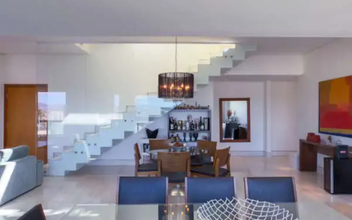 Sala de jantar Cobertura à venda no Vila da Serra Nova Lima Edifício Mirante da Serra