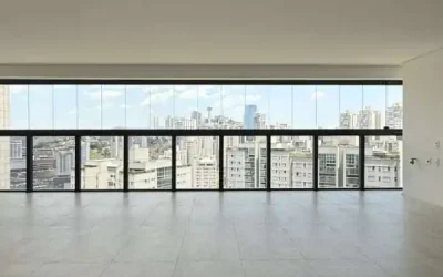 Sala e varanda Apartamento à venda no Duo Vila da Serra