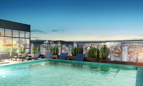 Skypool Rooftop Skyline