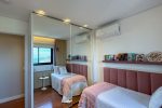 Suíte de menina com ar condicionado Apartamento de 4 suítes à venda no Vila da Serra Condomínio Absoluto