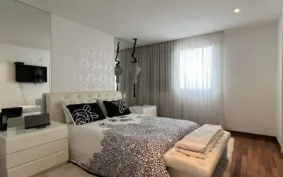 Suíte master Apartamento semimobiliado, de 4 Quartos, com 4 vagas, para aluguel, por R$26.000,00 no Grand Líder Olympus Apolo, Vila da Serra, Nova Lima - MG