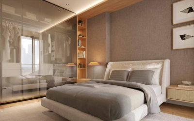 Suíte master do Apartamento com 3 quartos à venda no Botânico