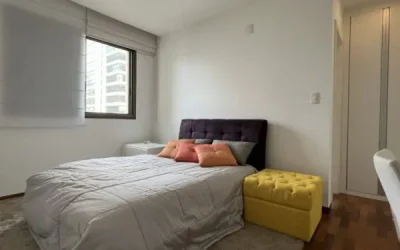Suíte menina Apartamento semimobiliado, de 4 Quartos, com 4 vagas, para aluguel, por R$26.000,00 no Grand Líder Olympus Apolo, Vila da Serra, Nova Lima - MG
