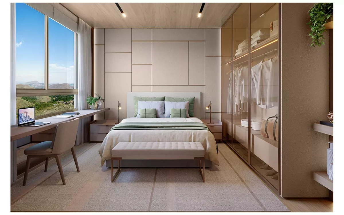 Terceira Suíte Apartamento com 4 quartos à venda no Place Vendôme
