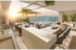Terraço com piscina Cobertura linear com 4 quartos de 456m² à venda no Place Vendôme