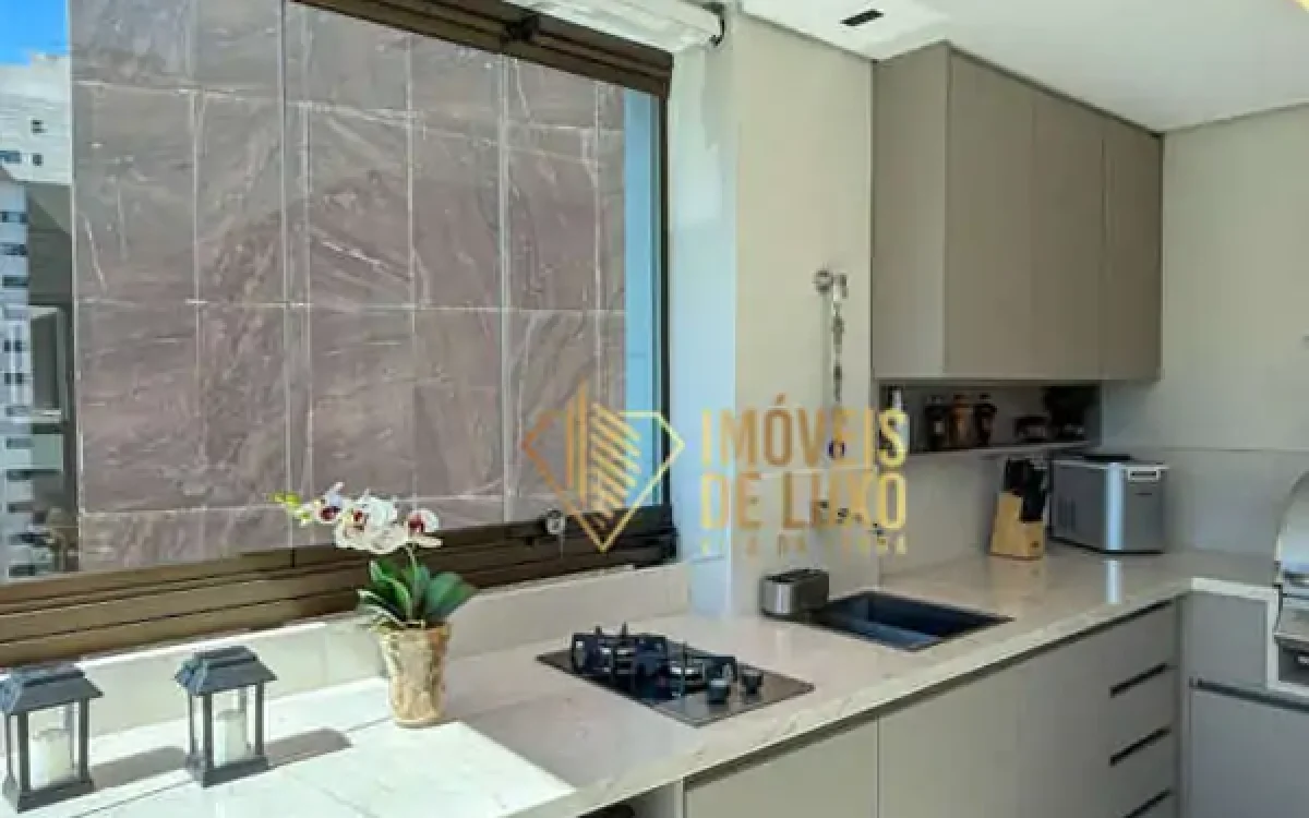 Varanda Gourmet Apartamento de 4 Quartos à venda no Vale do Sereno - Bosque do Sereno