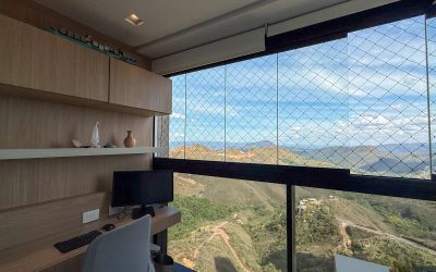 Varanda da Suíte Master Apartamento de 4 suítes à venda no Vila da Serra Condomínio Absoluto