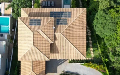 Vista aérea Casa à venda condomínio Mirante da Mata, por R$6.900