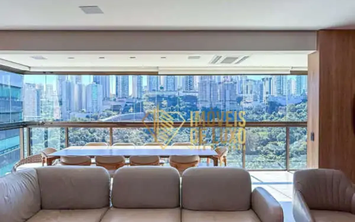 Vista da sala Apartamento de 4 Quartos à venda no Vale do Sereno - Bosque do Sereno