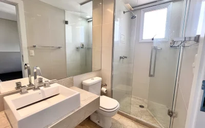 Banheiro Suíte Apartamento Cinecittà Vila da Serra