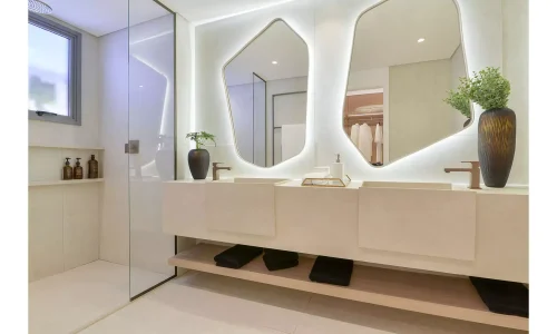 Banho Suíte Master no Condomínio Aura