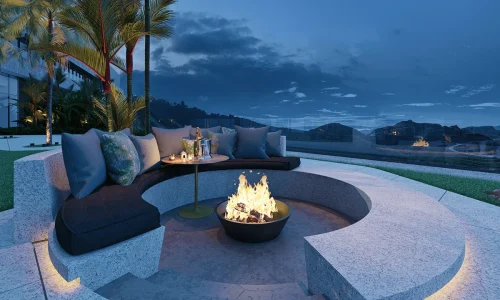 Braseiro no Condomínio Quatro Ventos