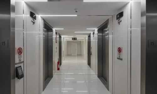 Corredor Elevadores no Condomínio Concordia