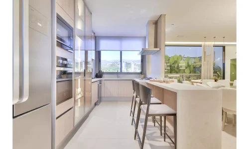 Cozinha Apartamento no Condomínio Aura