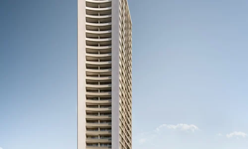 Fachada Alameda V1 no Condomínio Torre Catharina