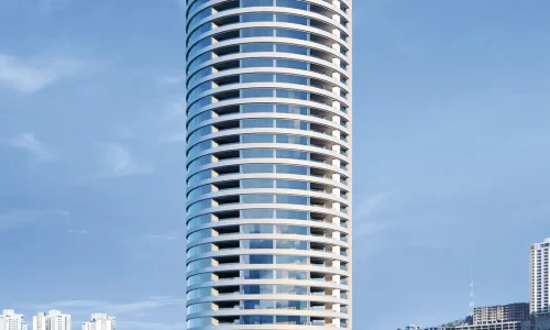 Fachada no Condomínio Quatro Ventos