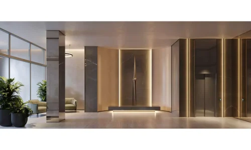 Hall Torre A1 no Condomínio Aura