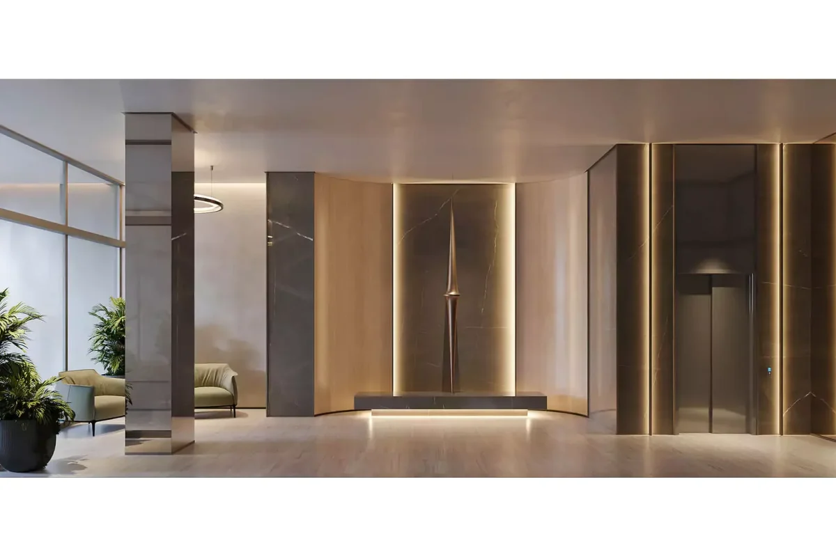 Hall Torre A1 no Condomínio Aura