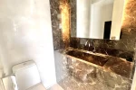 Lavabo em Mármore Apartamento Cinecittà Vila da Serra