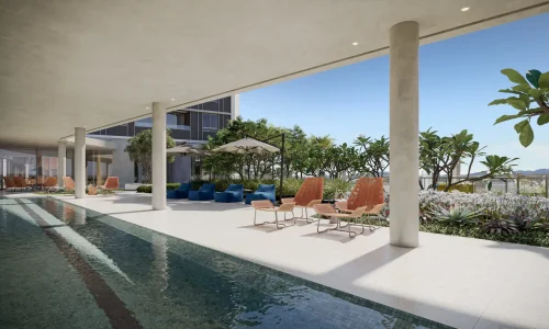 Piscina Coberta Sauna 2 no Condomínio Torre Catharina