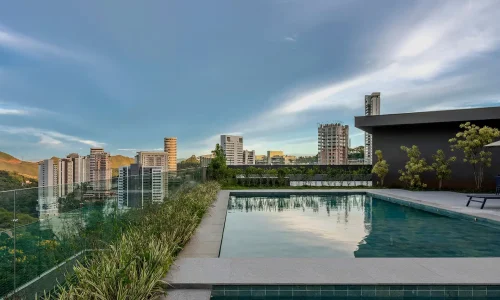Piscina Terraço Panorâmica no Condomínio Dom Henrique