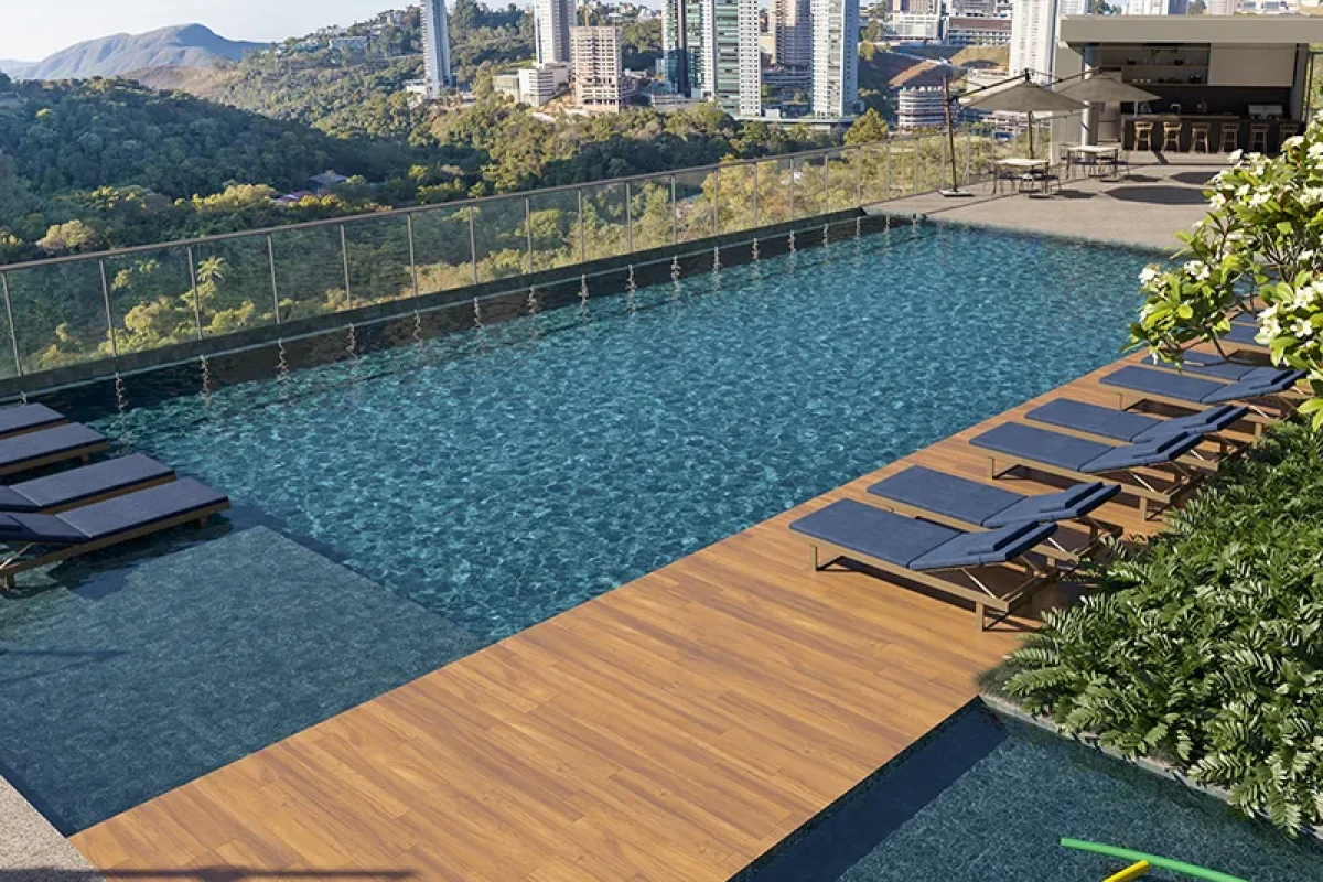 Piscinas no Condomínio Aura