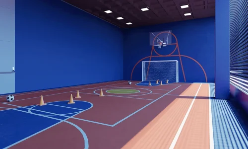 Quadra Poliesportiva no Condomínio Quatro Ventos