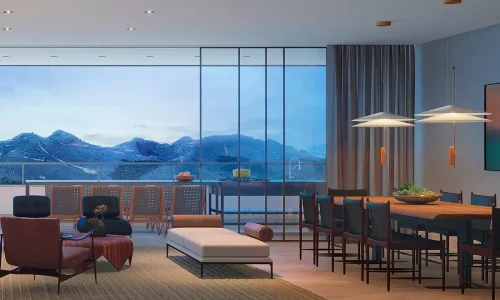 Sala Estar Apartamento no Condomínio Brisa