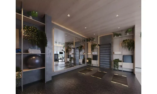 Sala Pilates no Condomínio Aura