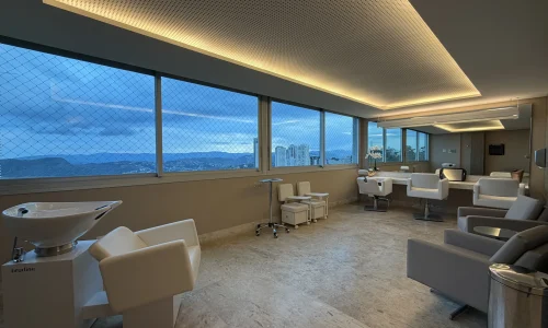 Salao de beleza com vista panoramica no Condominio Bordeaux Vila da Serra Nova Lima