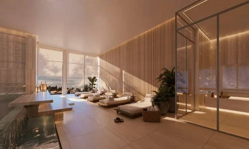 Sauna no Condomínio Aura