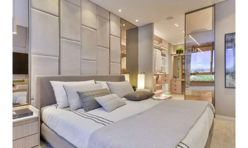 Suíte Master Apartamento no Condomínio Aura