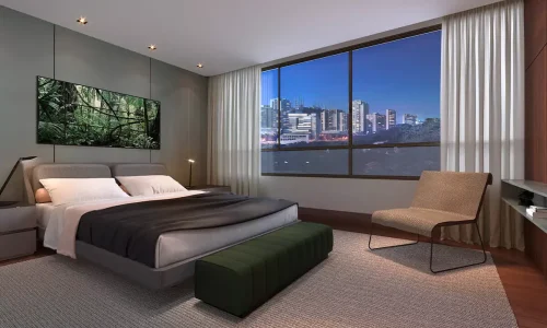 Suíte Master Apartamento no Condomínio Brisa