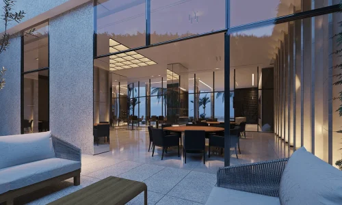 Varanda Salão no Condomínio Quatro Ventos